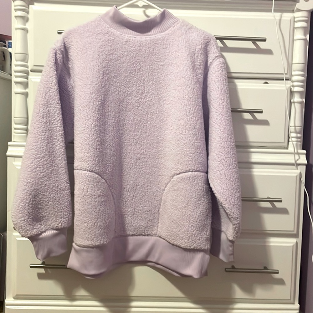 Medium Aspen Purple Faux Fur Sweater by Arizona Jean Co.